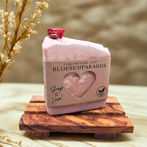 Bloesemparadijs - Handgemaakte natuurlijke zeep met Lavende & Geranium